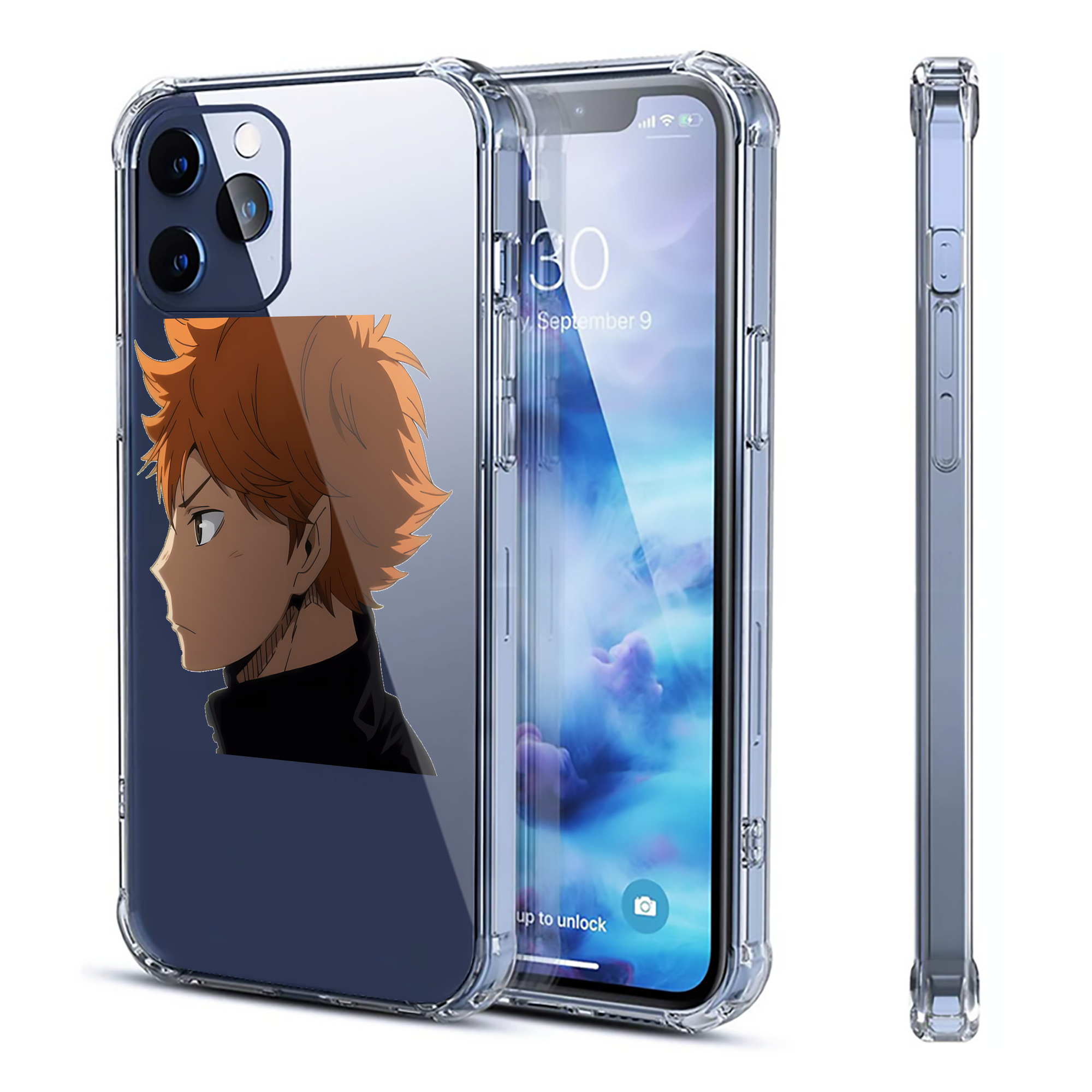 （画像用） ハイキュー!! Haikyu!! 【iPhone 12シリーズ対応】透明スマホケース（クリアソフトケース）
